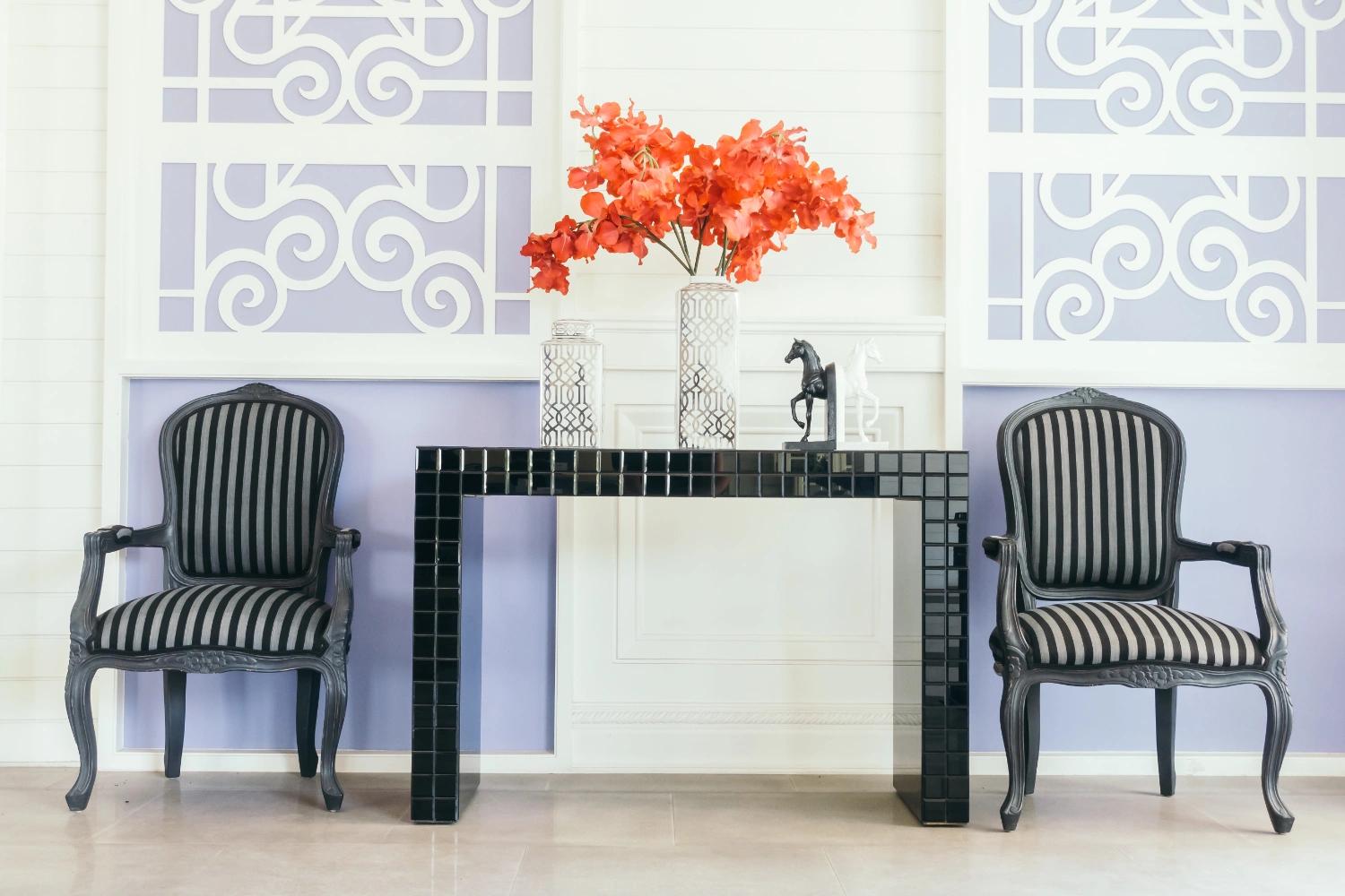 Modern metal furniture