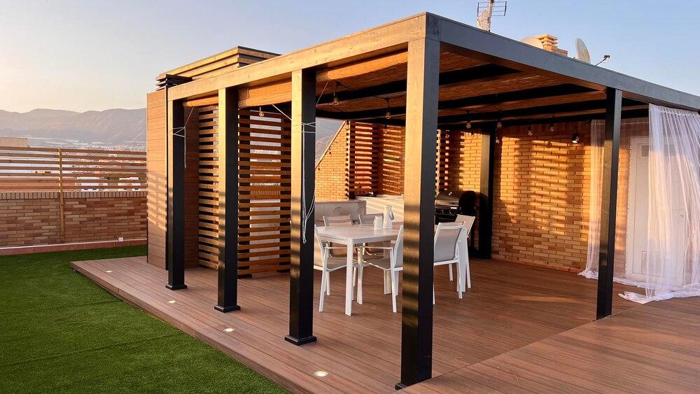 house pergola design in Kolkata